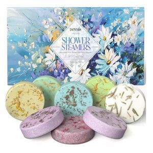 NEW DONMÍS Sky Garden Shower Steamers Aromatherapy Gift Set 8 Pack